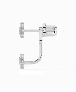 Alternative view of Illusion Earring (Round), 0.25 ct — 102-10195/1