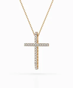 Minimalism Necklace (Round), 0.14 ct — 104-10026 - Image 5
