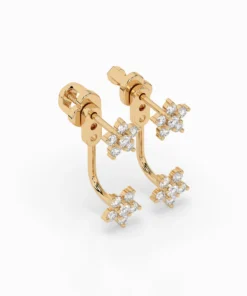 Illusion Earring (Round), 0.25 ct — 102-10195/1 - Image 6