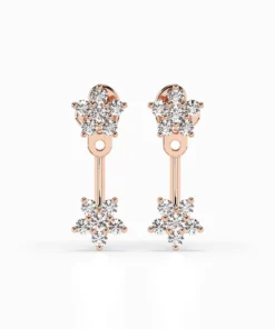 Illusion Earring (Round), 0.25 ct — 102-10195/1 - Image 7