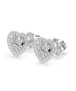 Illusion Earring (Round), 0.17 ct — 102-10096 - Image 3
