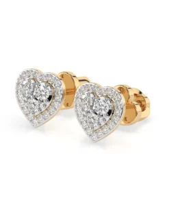 Illusion Earring (Round), 0.17 ct — 102-10096 - Image 6