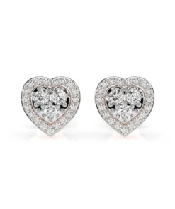 Illusion Earring (Round), 0.17 ct — 102-10096 - Image 7