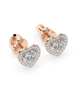 Illusion Earring (Round), 0.17 ct — 102-10096 - Image 8
