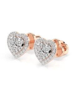 Illusion Earring (Round), 0.17 ct — 102-10096 - Image 9
