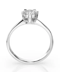 Alternative view of Illusion Ring (Round), 0.1 ct — 101-10015/1(3.0)