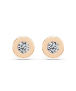 Solitaire Butterfly Earring, 0.4 ct — 102-10050(3.7) - Image 7