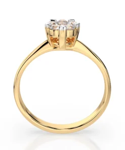 Illusion Ring (Round), 0.1 ct — 101-10015/1(3.0) - Image 5