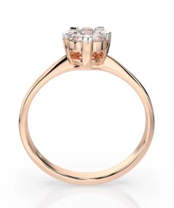 Illusion Ring (Round), 0.1 ct — 101-10015/1(3.0) - Image 8