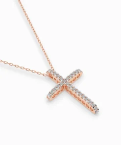 Minimalism Necklace (Round), 0.14 ct — 104-10026 - Image 9