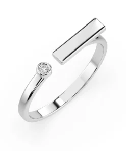 Minimalism Ring (Round), 0.02 ct — 101-10066