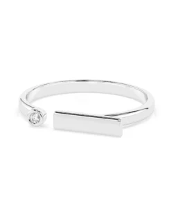 Minimalism Ring (Round), 0.02 ct — 101-10066 - Image 3