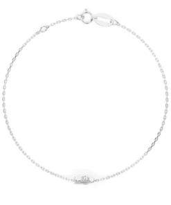 Alternative view of Minimalism Bracelet (Round), 0.08 ct — 105-10014