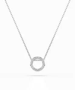 Minimalism Necklace (Round), 0.09 ct — 104-10028