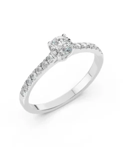 Solitaire Eternity Ring (Round), 0.4 ct — 101-10094(4.7)