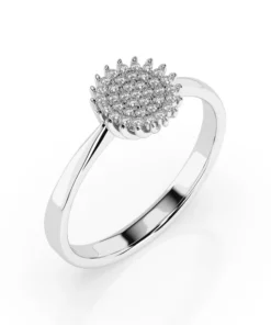 Illusion Ring (Round), 0.15 ct — 101-10171