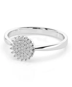 Illusion Ring (Round), 0.15 ct — 101-10171 - Image 3