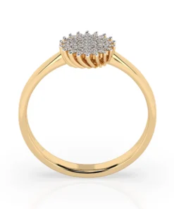 Illusion Ring (Round), 0.15 ct — 101-10171 - Image 5