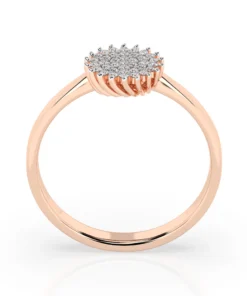 Illusion Ring (Round), 0.15 ct — 101-10171 - Image 8