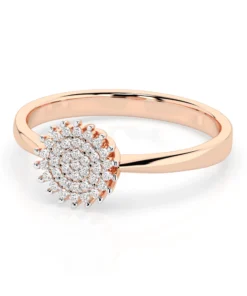Illusion Ring (Round), 0.15 ct — 101-10171 - Image 9