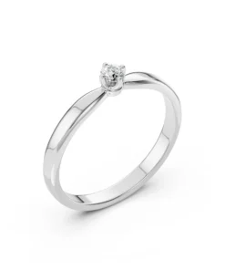 Solitaire Ring (Round), 0.1 ct — 101-10041(3.0)