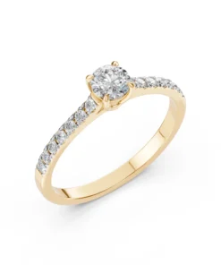 Solitaire Eternity Ring (Round), 0.4 ct — 101-10094(4.7) - Image 4