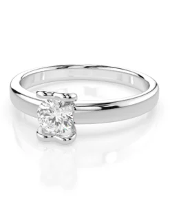 Solitaire Ring (Round), 0.3 ct — 101-10013(4.2) - Image 3