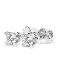 Solitaire Butterfly Earring (Round), 0.6 ct — 102-10089/2(4.2) - Image 3