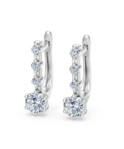 Alternative view of Solitaire Eternity Earring, 0.6 ct — 102-10144(4.2)