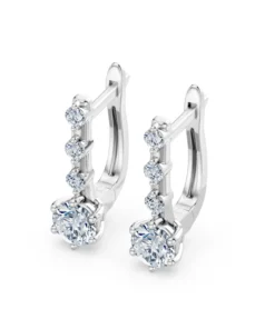 Solitaire Eternity Earring, 0.6 ct — 102-10144(4.2) - Image 3