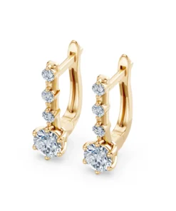 Solitaire Eternity Earring, 0.6 ct — 102-10144(4.2) - Image 6