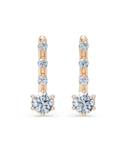 Solitaire Eternity Earring, 0.6 ct — 102-10144(4.2) - Image 7