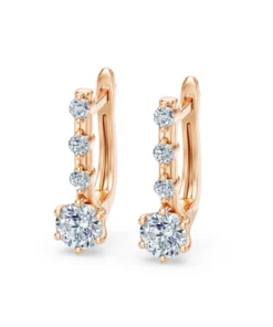 Solitaire Eternity Earring, 0.6 ct — 102-10144(4.2) - Image 8