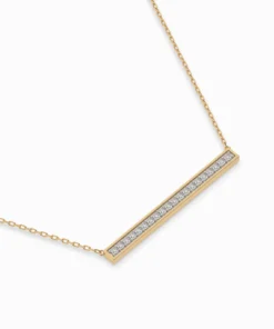 Minimalism Necklace (Round), 0.12 ct — 104-10024 - Image 6