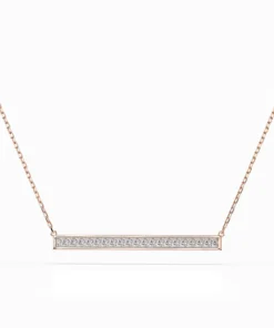 Minimalism Necklace (Round), 0.12 ct — 104-10024 - Image 7