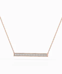 Minimalism Necklace (Round), 0.12 ct — 104-10024 - Image 8