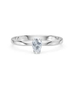 Solitaire Ring, 0.3 ct — 101-10194(0.30)PAR - Image 3