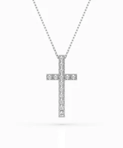 Minimalism Necklace (Round), 0.2 ct — 104-10025