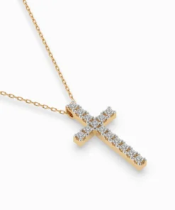 Minimalism Necklace (Round), 0.2 ct — 104-10025 - Image 6