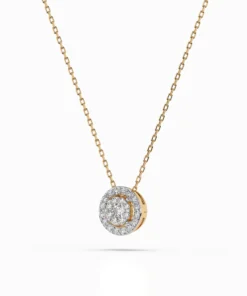 Illusion Necklace (Round), 0.06 ct — 104-10002(2.5) - Image 5
