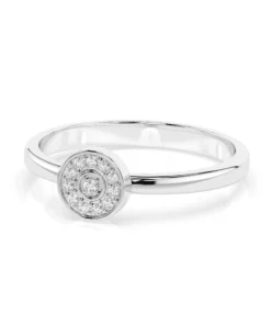 Illusion Ring (Round), 0.07 ct — 101-10075 - Image 3