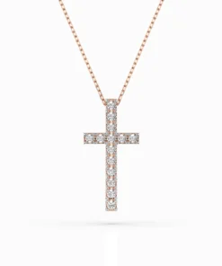 Minimalism Necklace (Round), 0.2 ct — 104-10025 - Image 7