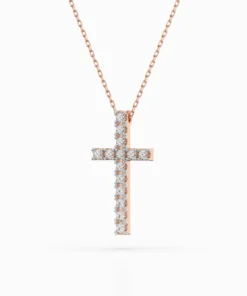 Minimalism Necklace (Round), 0.2 ct — 104-10025 - Image 8