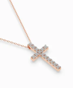 Minimalism Necklace (Round), 0.2 ct — 104-10025 - Image 9