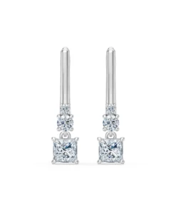 Solitaire Eternity Earring, 0.8 ct — 102-10143(0.40)PR