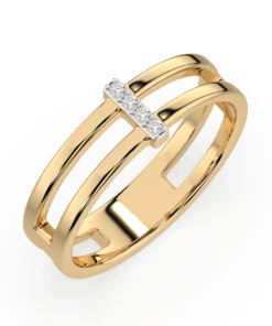 Minimalism Ring (Round), 0.04 ct — 101-10069 - Image 4