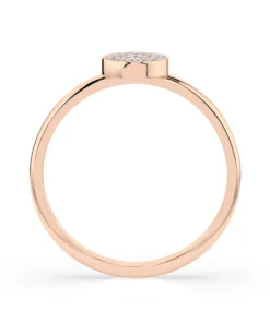 Illusion Ring (Round), 0.07 ct — 101-10075 - Image 8