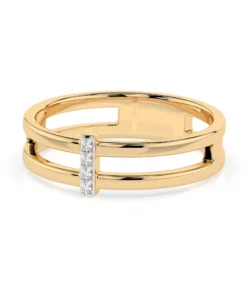 Minimalism Ring (Round), 0.04 ct — 101-10069 - Image 6