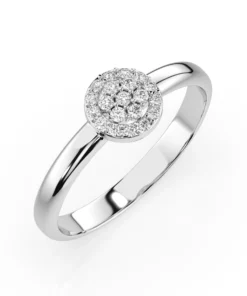 Illusion Ring (Round), 0.08 ct — 101-10072