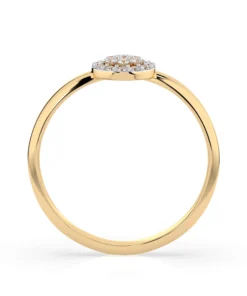 Illusion Ring (Round), 0.08 ct — 101-10072 - Image 5
